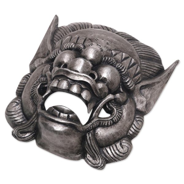 Barong Celeng Handmade Albesian Wood Barong Bangkal Mask from Bali Supply