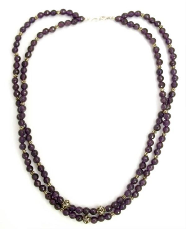 Wisdom s Fortune Amethyst strand necklace For Discount