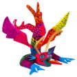 Acrobatic Dragon Colorful Hand Carved and Painted Dragon Alebrije Figurine Online Hot Sale