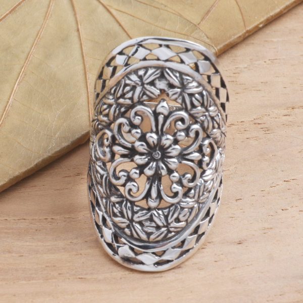 Basket of Blooms Sterling Silver Flower Ring Sale