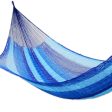 Blue Caribbean Artisan Crafted Rope Hammock (Single) on Sale