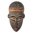 Berber Man Ethiopian wood mask For Discount