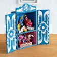 Blue Andean Christmas Handcrafted Christian Theme Christmas Retablo Diorama Cheap