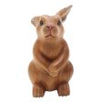 Adorable Rabbit in Brown Handmade Brown Bunny Sculpture Online Sale