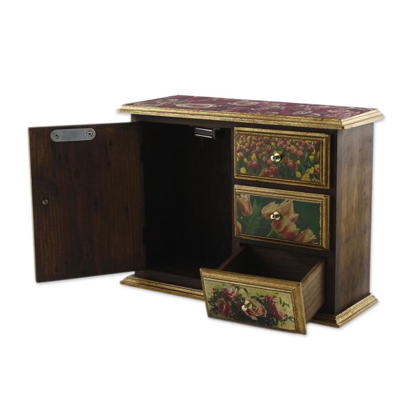 Beloved Guadalupe Decoupage chest Sale