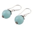 Aqua Delight Aqua Aventurine and Sterling Silver Dangle Earrings Fashion