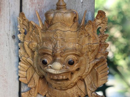 Bhoma the Protector Balinese Folk Art Hero Mask For Discount