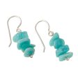 Aqua Harmony Amazonite Beaded Dangle Earrings Crafted in Peru Fashion