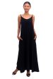 Black Intrigue Rayon Maxi Sundress from Bali Supply