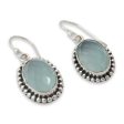 Be Mesmerized Blue Chalcedony Earrings from Sterling Silver Jewelry For Cheap