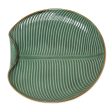 Banana Vibes Ceramic Banana Leaf Serving Plate from Bali Online