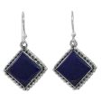 Blue Kite Kite Shaped Sterling Silver Lapis Lazuli Dangle Earrings Supply