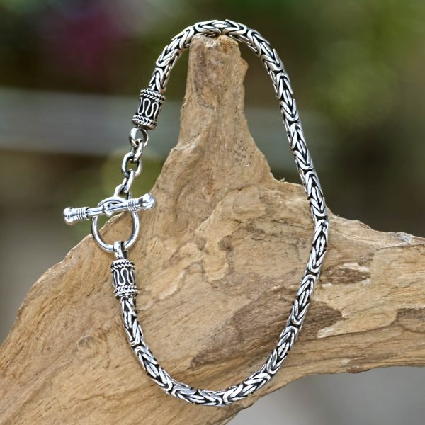 Balinese Grace Balinese Style Sterling Silver Chain Bracelet Sale