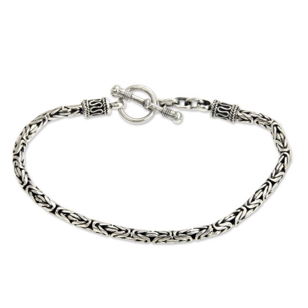 Balinese Grace Balinese Style Sterling Silver Chain Bracelet Sale