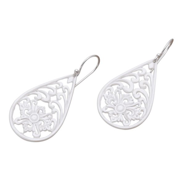 Bali Pride Bone Dangle Earrings with Intricate Openwork from Bali Discount