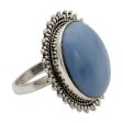 Blue Promise Indian Jewelry Cocktail Ring with Opal and Sterling Silver Online