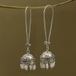 Beauty in Tradition Cultured Pearl and Sterling Silver Jhumki Dangle Earrings Cheap