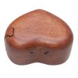 All My Love Hand Carved Suar Wood Puzzle Heart Box from Bali Cheap