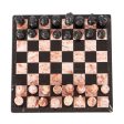 Black and Pink Challenge Marble Chess Set in Black and Pink from Mexico (7.5 in.) Supply