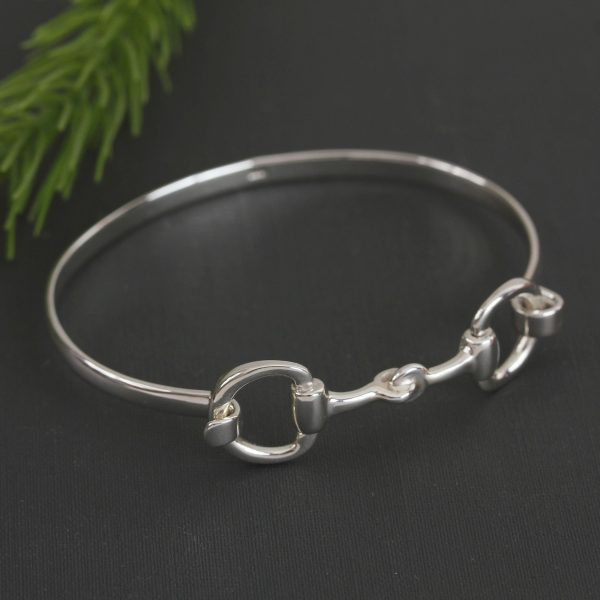 Beautiful Link Taxco Sterling Silver Bangle Bracelet Crafted in Mexico For Cheap