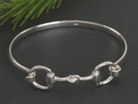 Beautiful Link Taxco Sterling Silver Bangle Bracelet Crafted in Mexico For Cheap