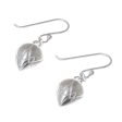 Adorable Lotus Lotus Bud Sterling Silver Dangle Earrings from Thailand Cheap