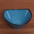 Blue Wave Handcrafted Blue Ceramic Bowl from Indonesia Online Hot Sale