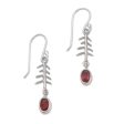 Winter Branches Garnet and Sterling Silver Winter Branches Dangle Earrings Online