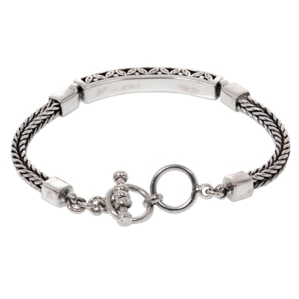 Bali Bagus Hand Crafted Engraved Sterling Silver Bracelet from Bali Fashion