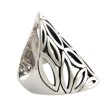 Bamboo Breeze Sterling silver cocktail ring Fashion