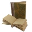 Autumn Spirit in Olive Handcrafted Pair of Rice Paper Notebooks from Indonesia Online Hot Sale