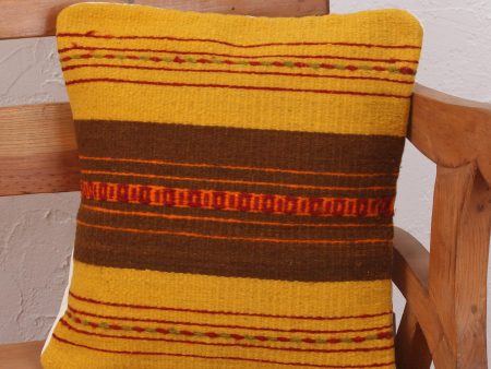 Zapotec Vibes Handcrafted Wool Zapotec Cushion Cover Online Hot Sale