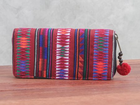 Akha Pride Multicolored Cotton Bifold Wallet Crafted by Thai Artisan For Discount