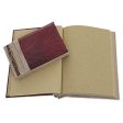 Autumn Spirit in Red Handcrafted Pair of Rice Paper Notebooks from Indonesia Cheap