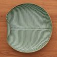 Banana Vibes Ceramic Banana Leaf Serving Plate from Bali Online