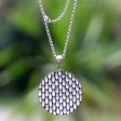 Abundant Rice Modern Balinese Geometric Theme Silver Necklace Online