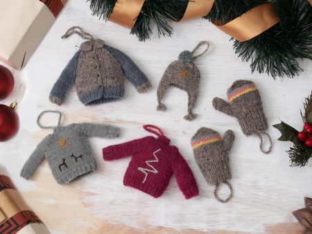 Winter Warmers Wool Ornaments from Peru (Set of 6) For Cheap