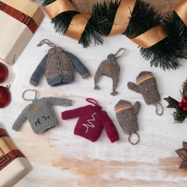 Winter Warmers Wool Ornaments from Peru (Set of 6) For Cheap