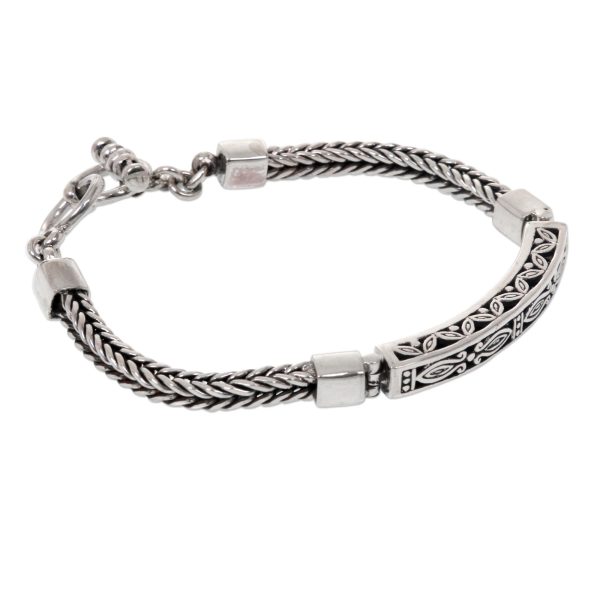 Bali Bagus Hand Crafted Engraved Sterling Silver Bracelet from Bali Fashion