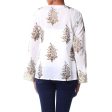 Festive Floral Paisley Zari Blouse Online Hot Sale