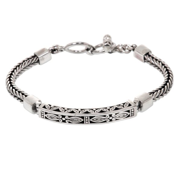 Bali Bagus Hand Crafted Engraved Sterling Silver Bracelet from Bali Fashion