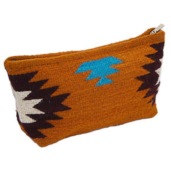 Autumn Sunrise Hand Made Wool Clutch Handbag Sunrise from Mexico Sale