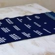 Blue Maya Math Blue Cotton Handwoven Table Runner with Maya Numbers Cheap