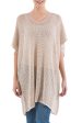 Beige Dreamcatcher Beige Tunic with V Neck and Short Sleeves Online