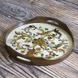 Birds of Dawn Hand Painted Glass Tray from Peru Cheap