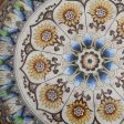 Blue Andean Mandala Andean Sunflower Theme Reverse-Painted Glass Tray Discount